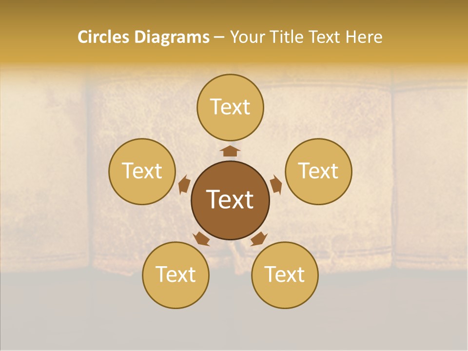 Female Touching Elder PowerPoint Template