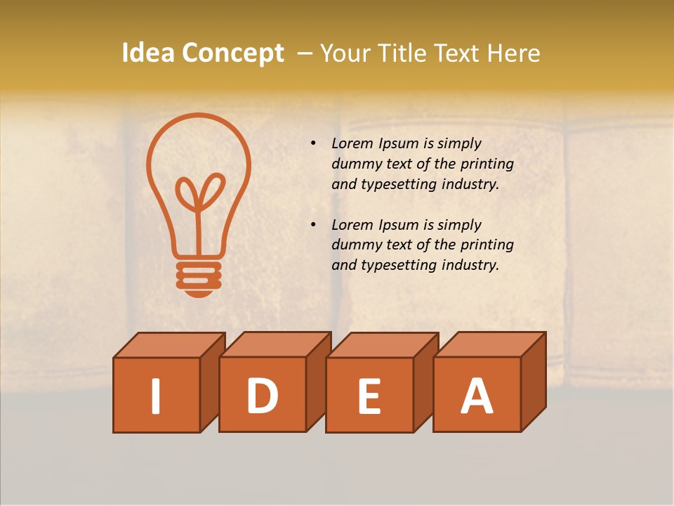 Female Touching Elder PowerPoint Template