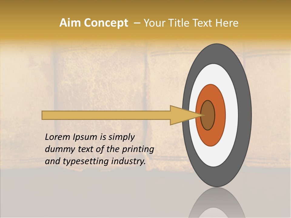 Female Touching Elder PowerPoint Template