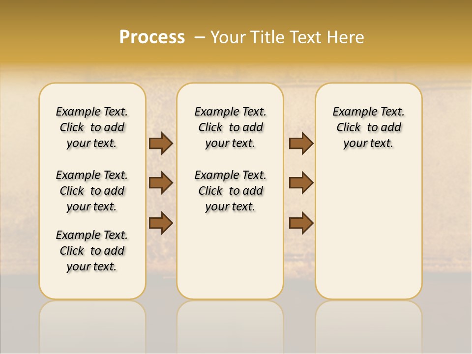 Female Touching Elder PowerPoint Template
