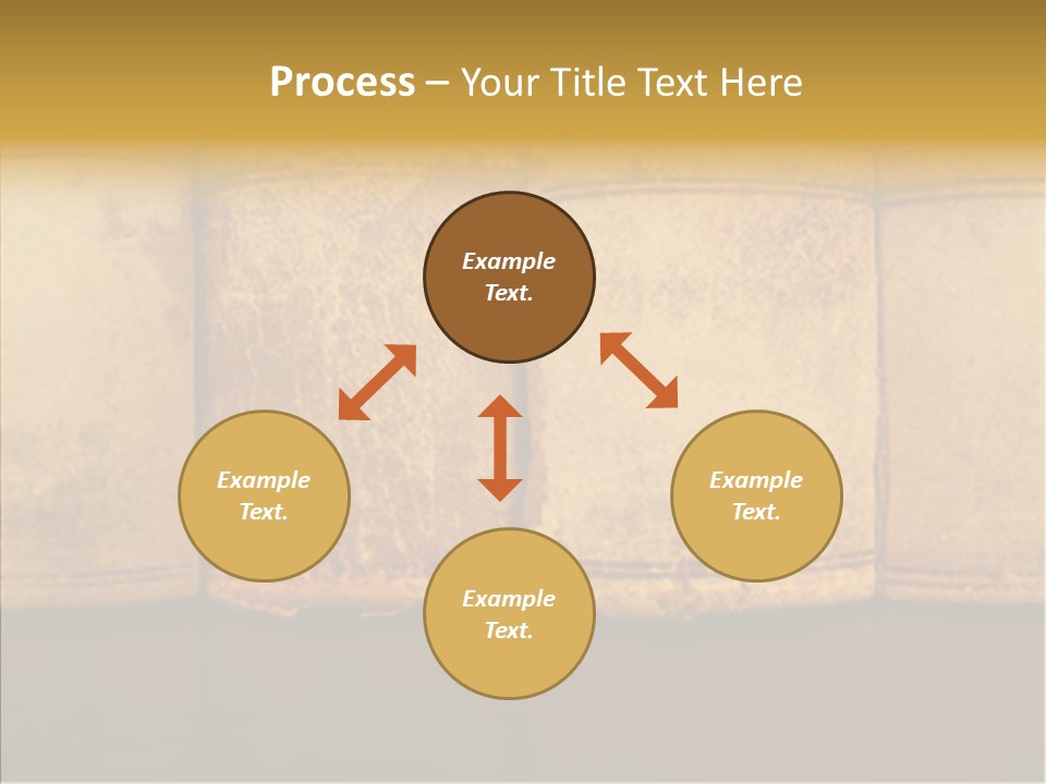 Female Touching Elder PowerPoint Template