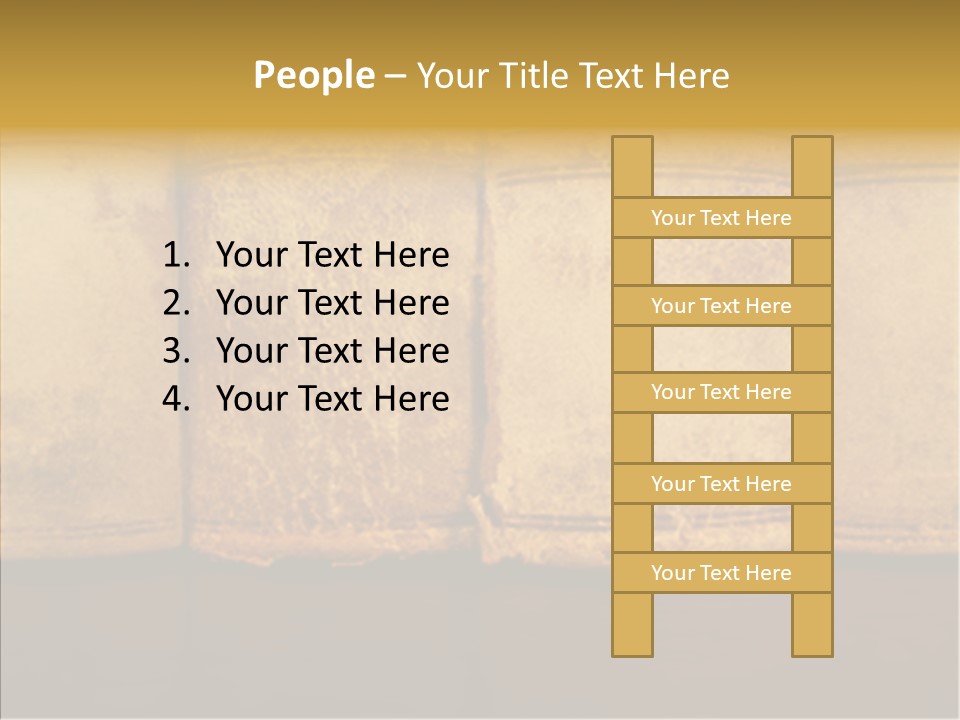 Female Touching Elder PowerPoint Template
