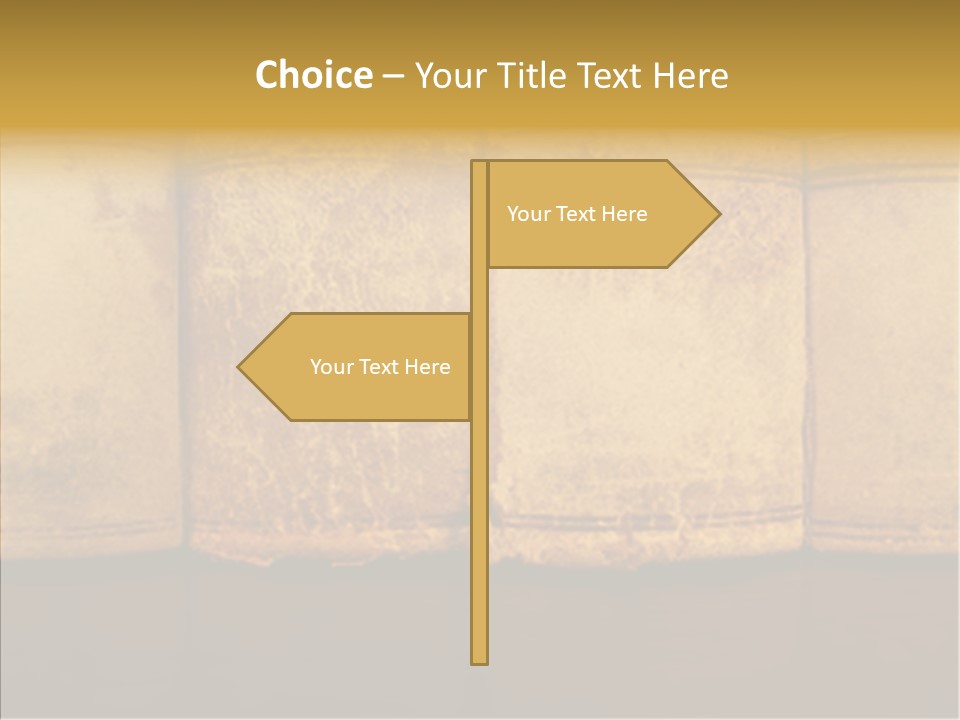 Female Touching Elder PowerPoint Template