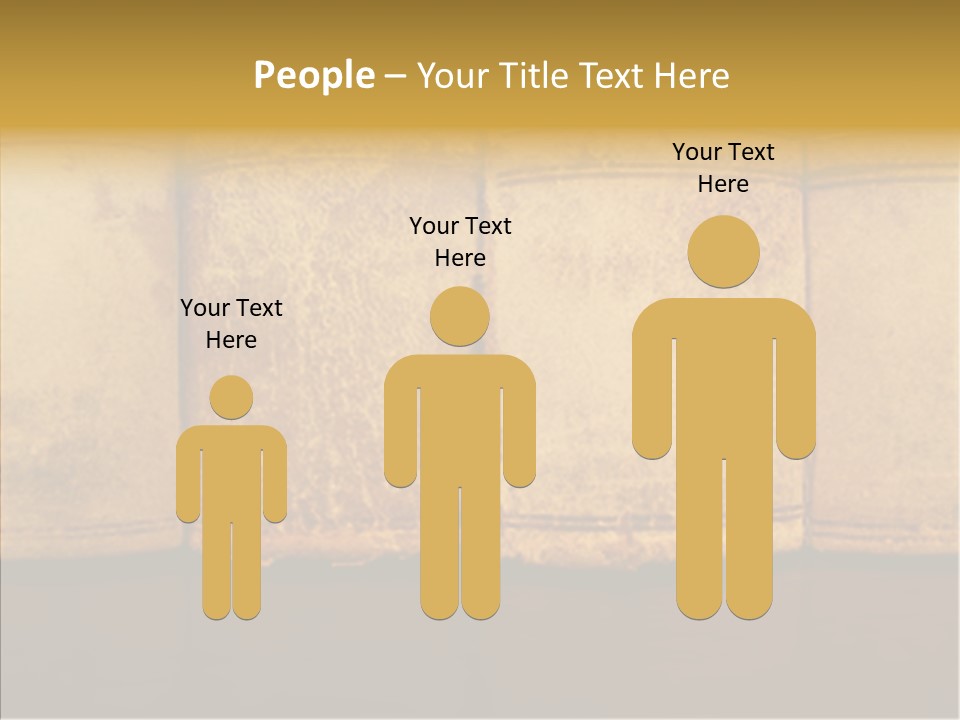 Female Touching Elder PowerPoint Template