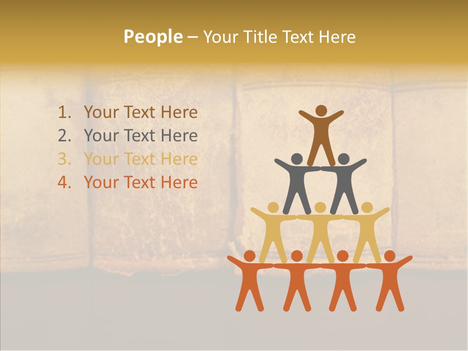 Female Touching Elder PowerPoint Template