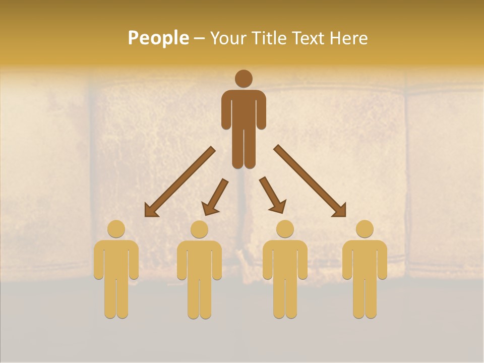 Female Touching Elder PowerPoint Template