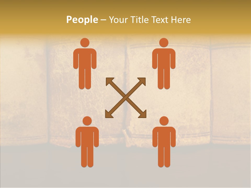 Female Touching Elder PowerPoint Template