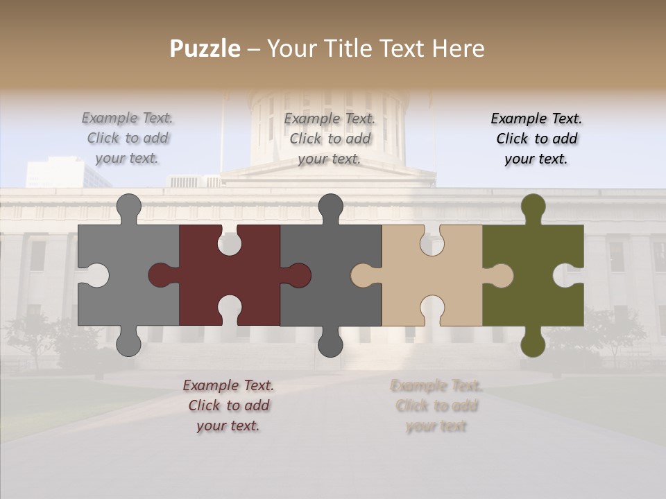 Caregiver Background Senior PowerPoint Template