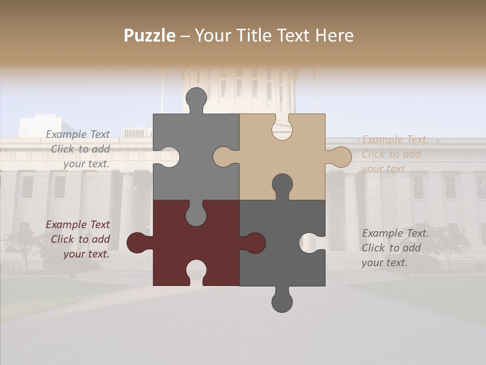 Caregiver Background Senior PowerPoint Template