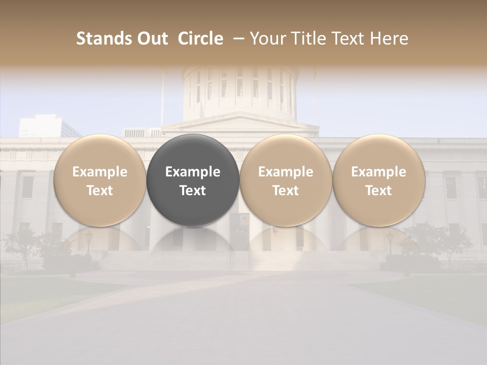 Caregiver Background Senior PowerPoint Template