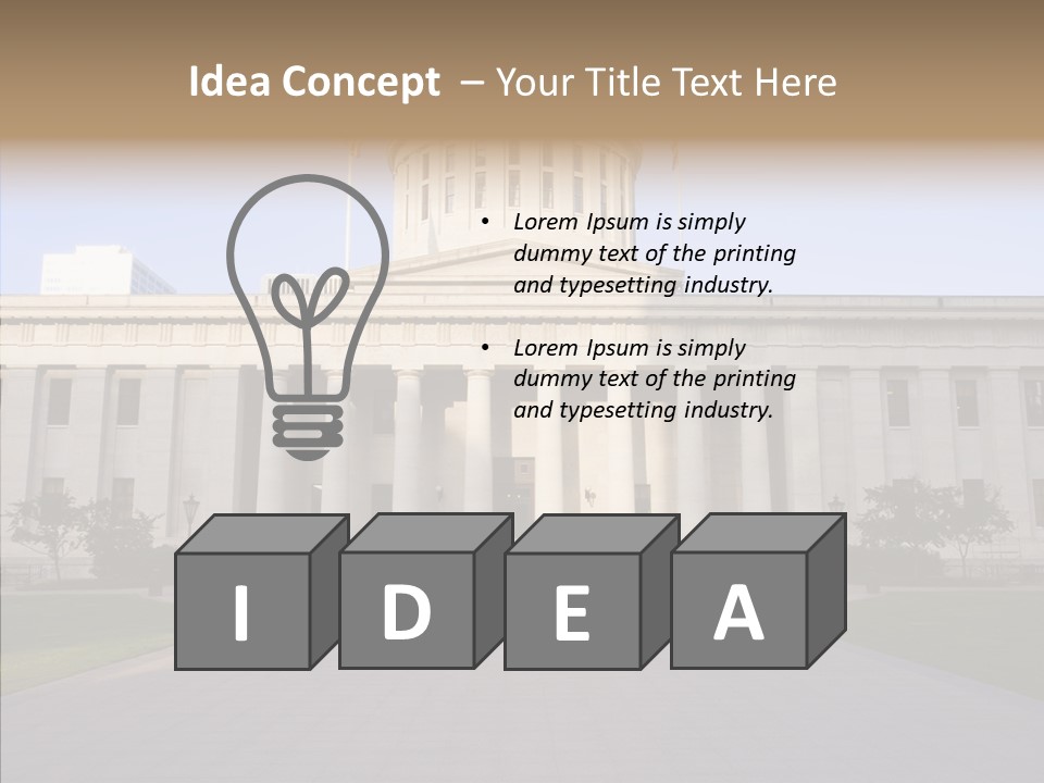 Caregiver Background Senior PowerPoint Template