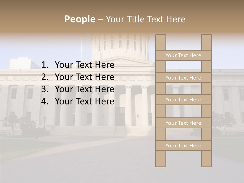 Caregiver Background Senior PowerPoint Template