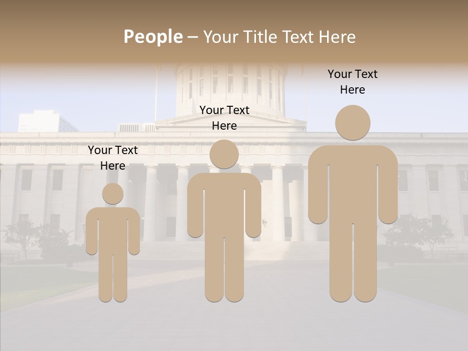 Caregiver Background Senior PowerPoint Template