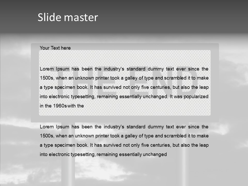 Holding Hands Elder Assist PowerPoint Template