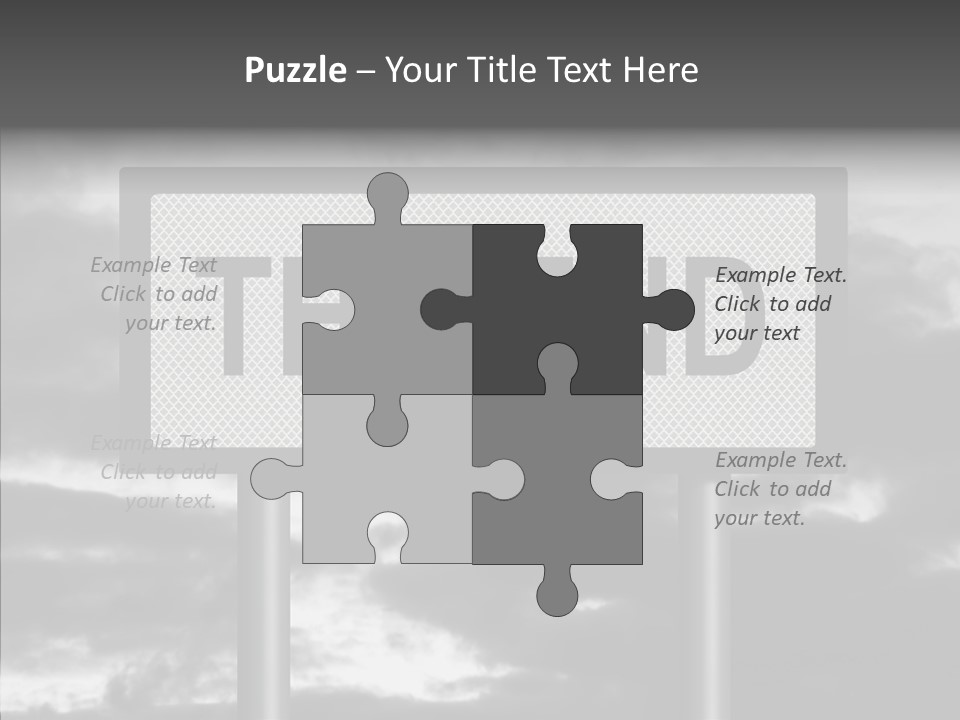 Holding Hands Elder Assist PowerPoint Template