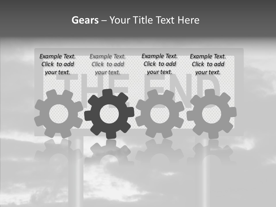 Holding Hands Elder Assist PowerPoint Template