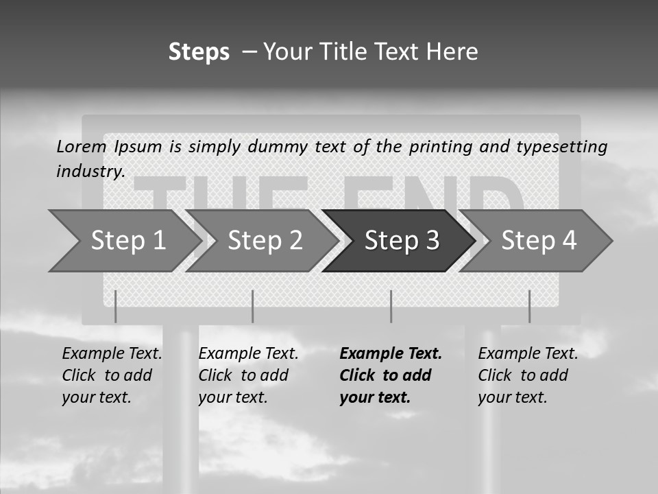 Holding Hands Elder Assist PowerPoint Template