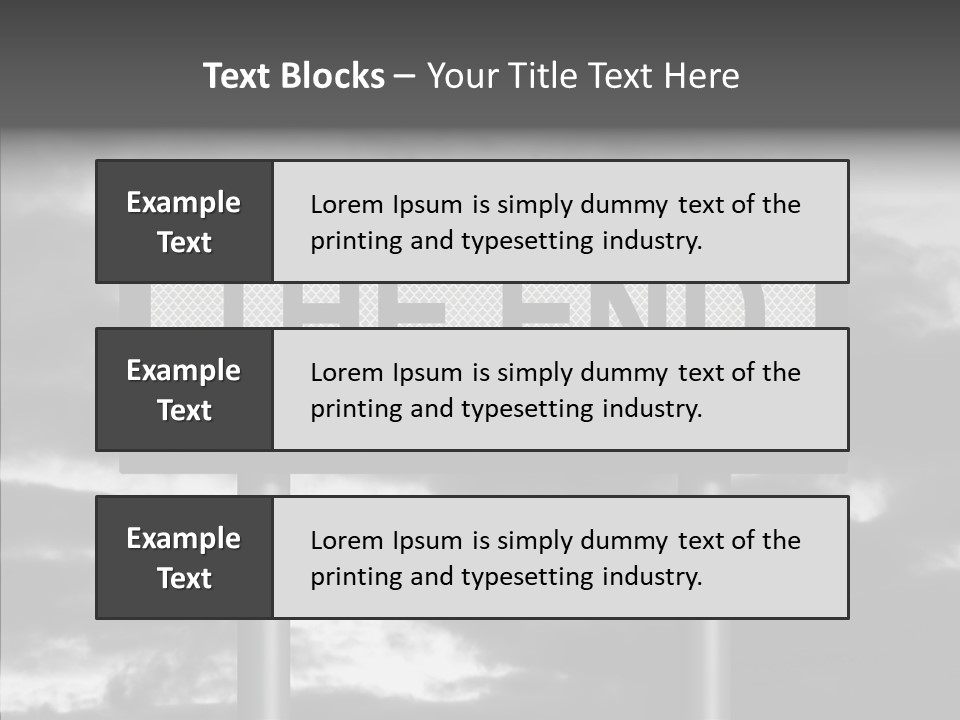 Holding Hands Elder Assist PowerPoint Template