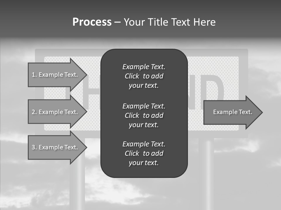 Holding Hands Elder Assist PowerPoint Template