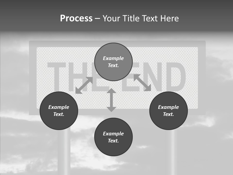 Holding Hands Elder Assist PowerPoint Template