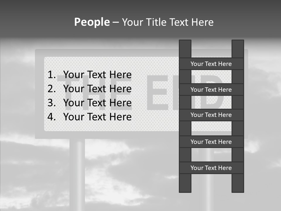 Holding Hands Elder Assist PowerPoint Template