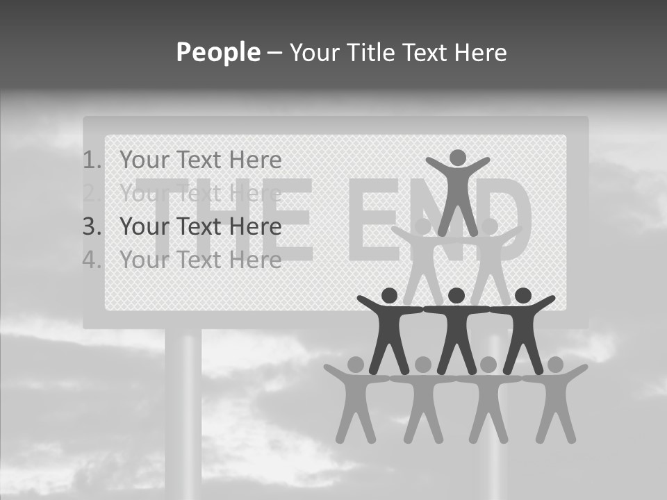Holding Hands Elder Assist PowerPoint Template