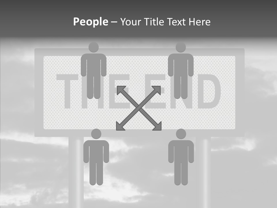 Holding Hands Elder Assist PowerPoint Template