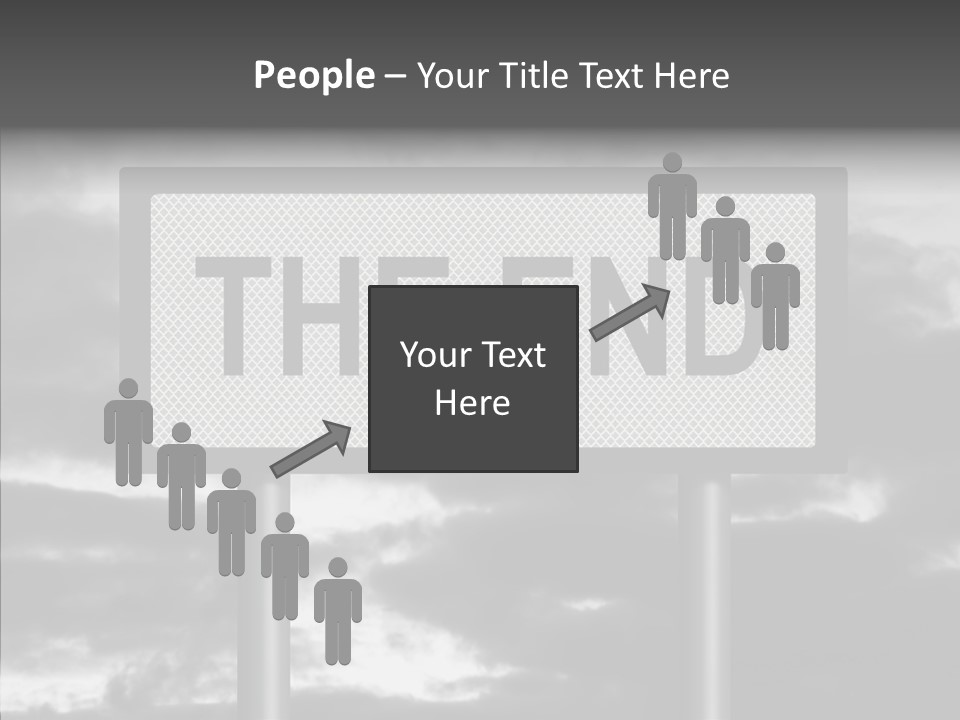 Holding Hands Elder Assist PowerPoint Template