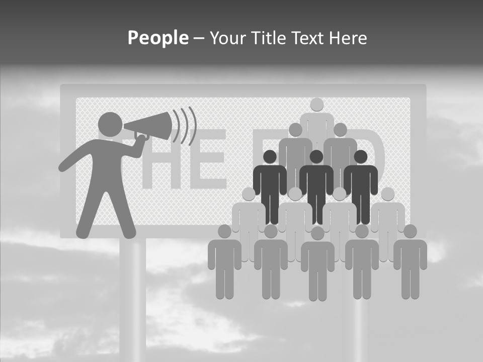 Holding Hands Elder Assist PowerPoint Template