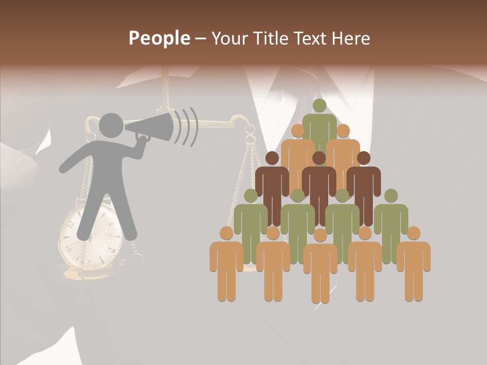 Assistance Hand Background PowerPoint Template