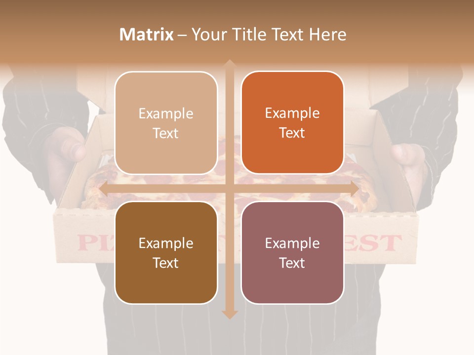 Touching White Grandmother PowerPoint Template