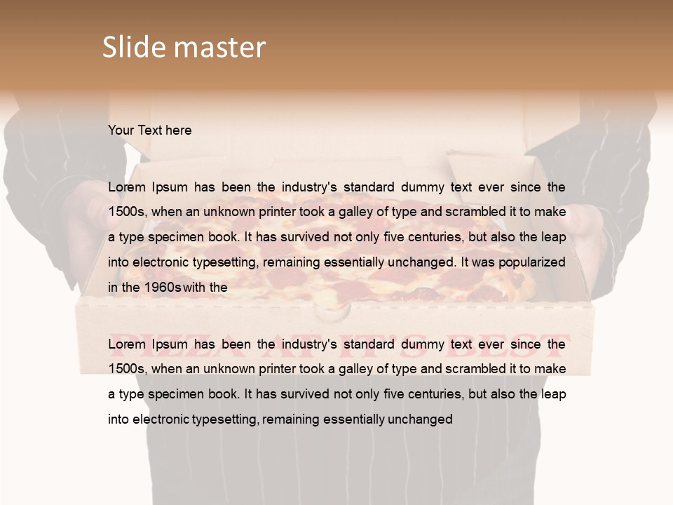 Touching White Grandmother PowerPoint Template