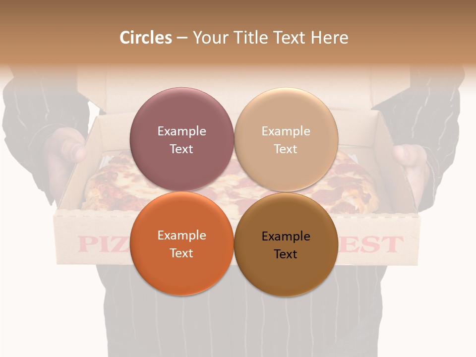 Touching White Grandmother PowerPoint Template