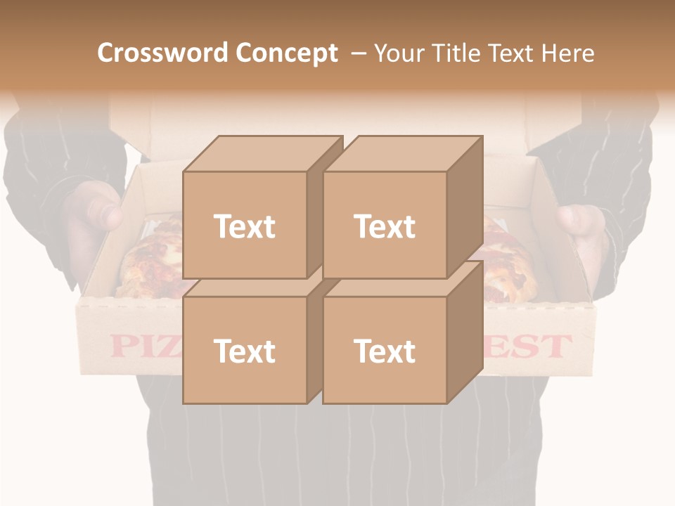 Touching White Grandmother PowerPoint Template