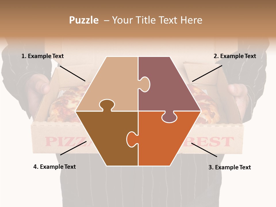 Touching White Grandmother PowerPoint Template