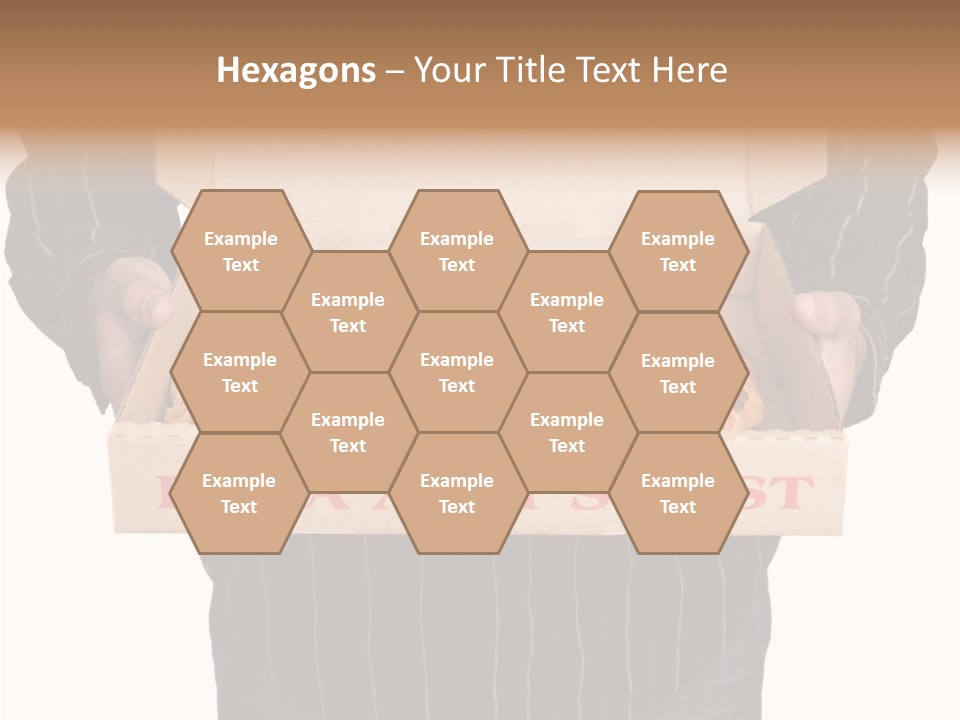 Touching White Grandmother PowerPoint Template