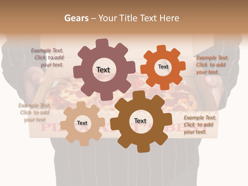 Touching White Grandmother PowerPoint Template