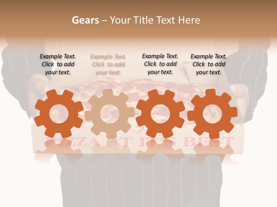 Touching White Grandmother PowerPoint Template