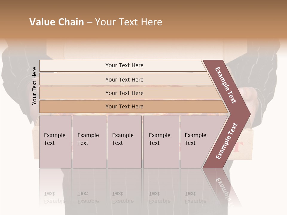 Touching White Grandmother PowerPoint Template