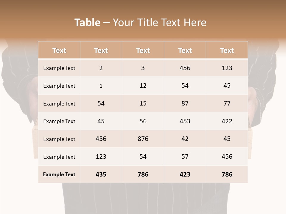 Touching White Grandmother PowerPoint Template