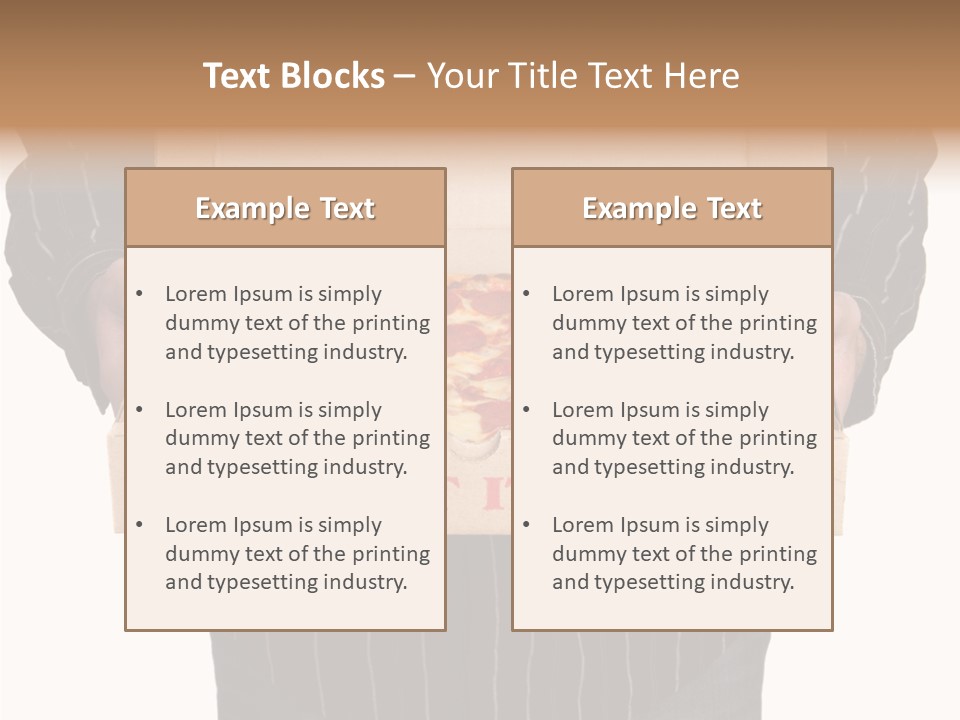 Touching White Grandmother PowerPoint Template