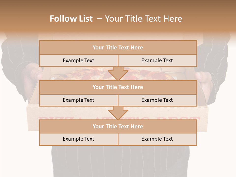 Touching White Grandmother PowerPoint Template