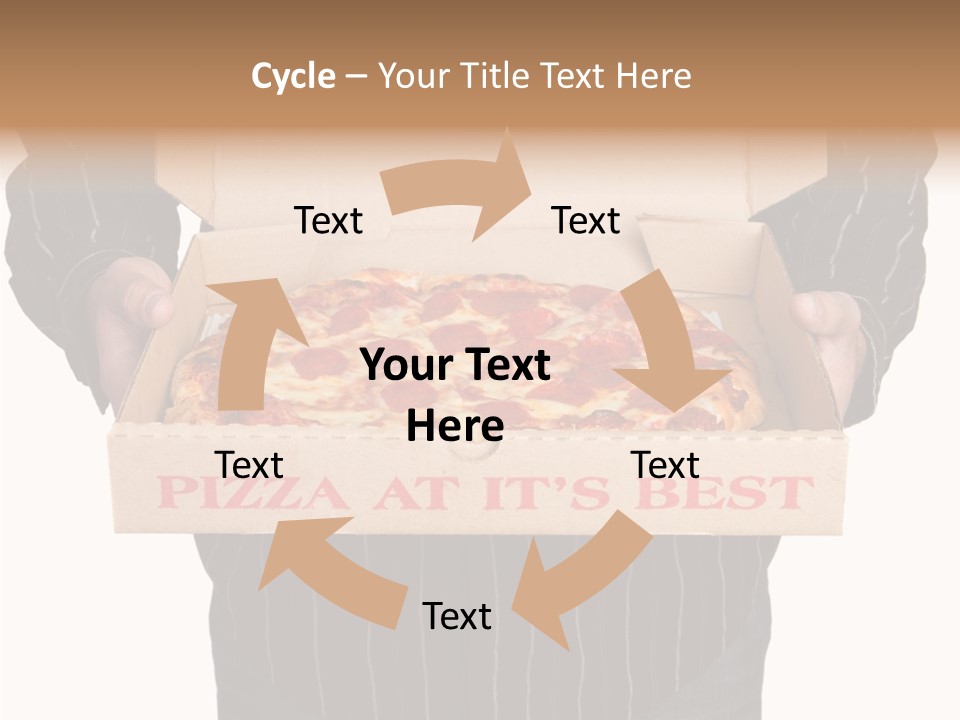 Touching White Grandmother PowerPoint Template