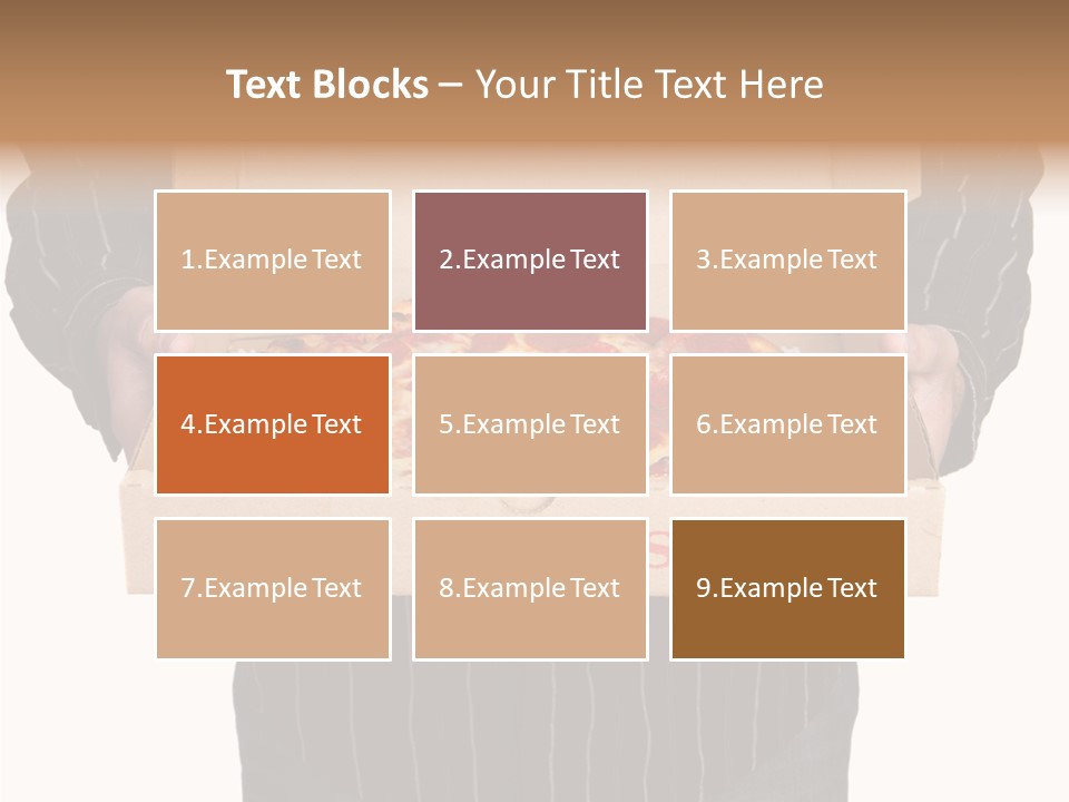 Touching White Grandmother PowerPoint Template