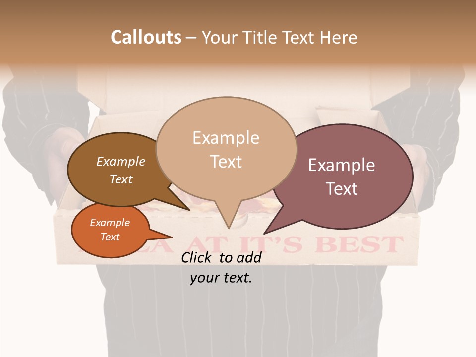 Touching White Grandmother PowerPoint Template