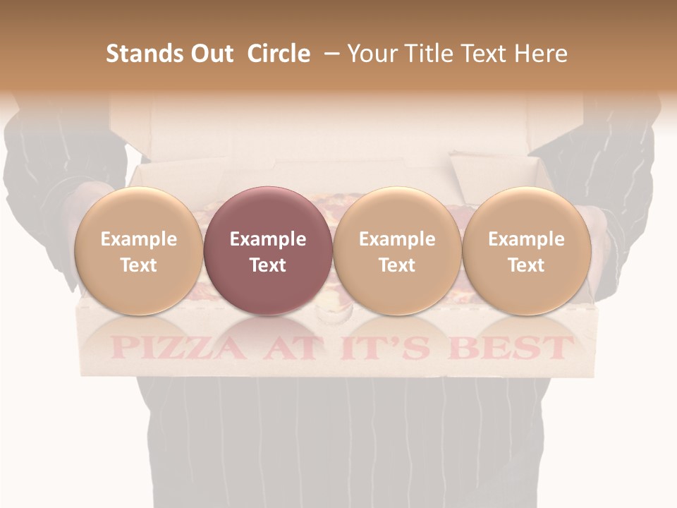 Touching White Grandmother PowerPoint Template