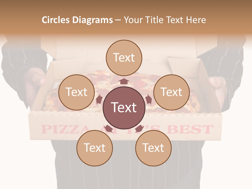 Touching White Grandmother PowerPoint Template