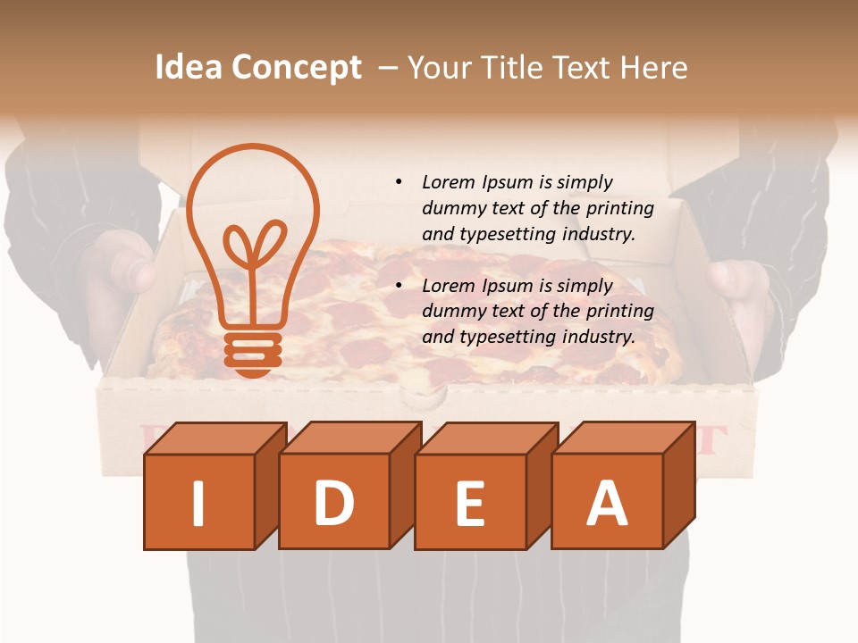 Touching White Grandmother PowerPoint Template