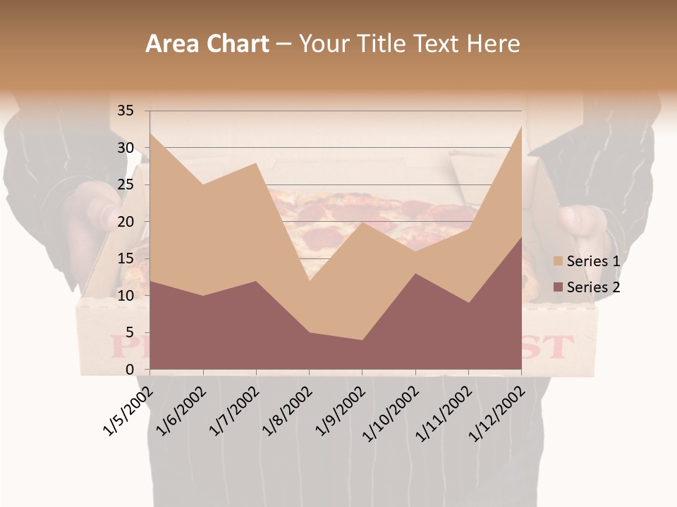 Touching White Grandmother PowerPoint Template