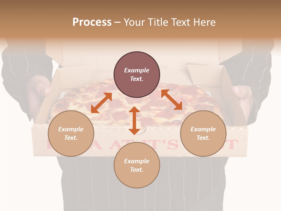 Touching White Grandmother PowerPoint Template